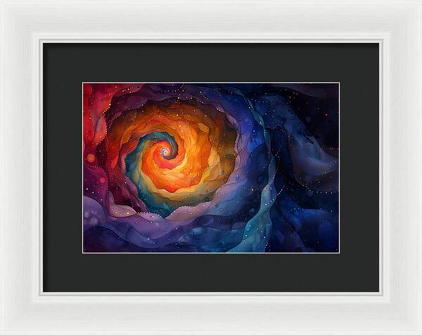 Rainbow Abyss - Framed Print