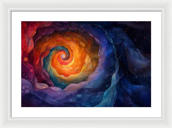 Rainbow Abyss - Framed Print