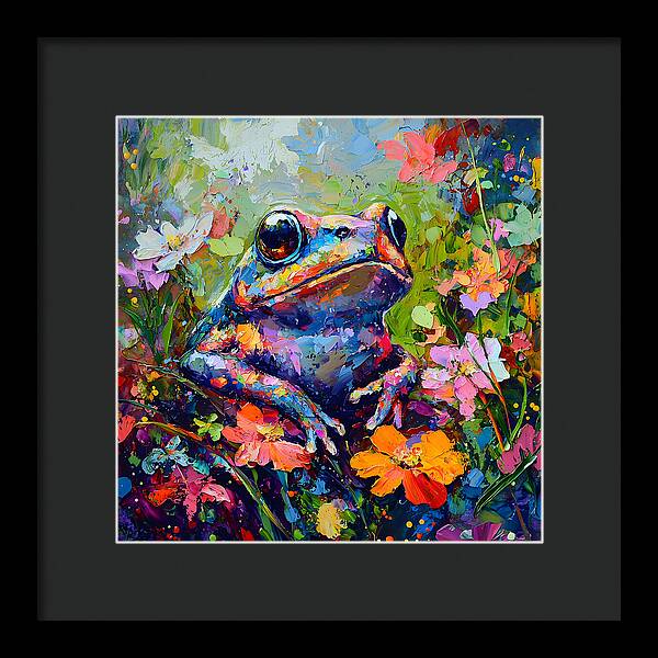 Rainbow Hopper - Framed Print