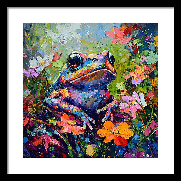 Rainbow Hopper - Framed Print