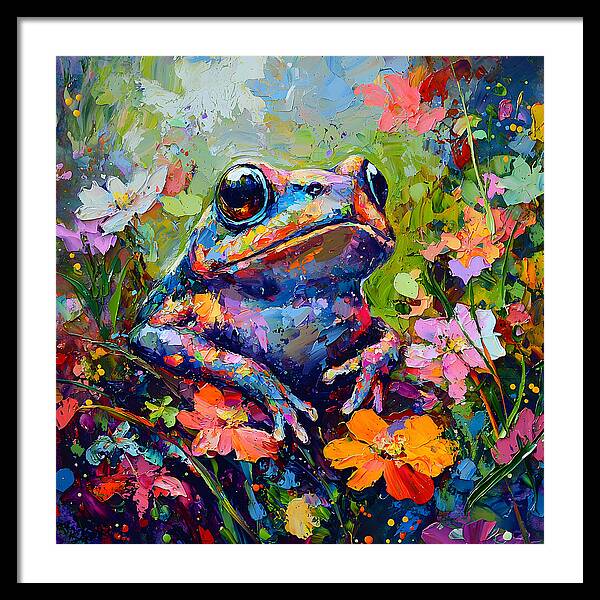 Rainbow Hopper - Framed Print