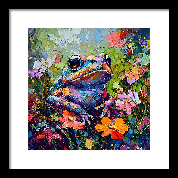 Rainbow Hopper - Framed Print