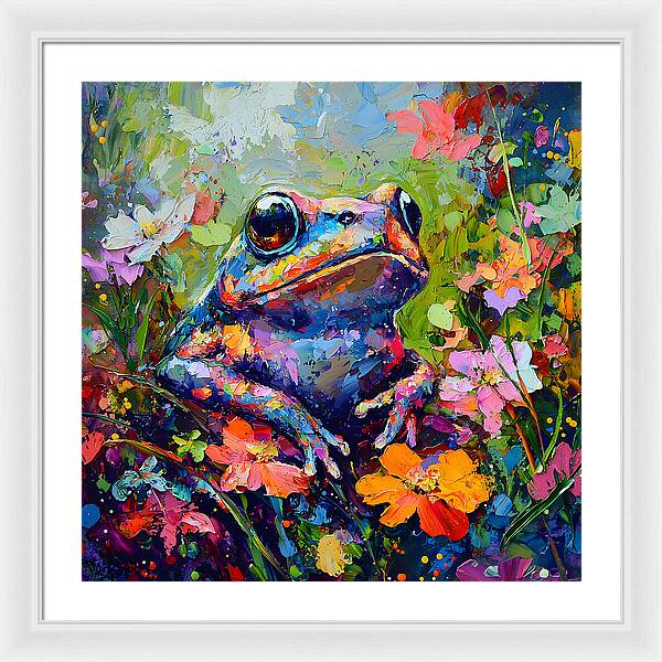Rainbow Hopper - Framed Print