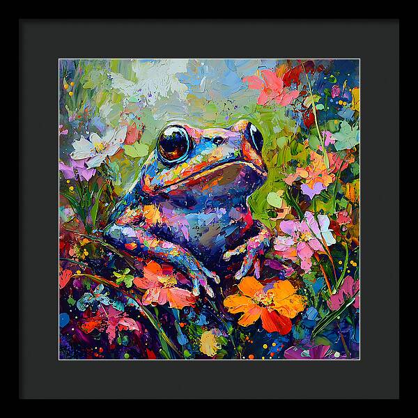 Rainbow Hopper - Framed Print