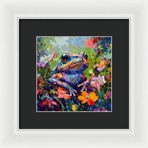Rainbow Hopper - Framed Print