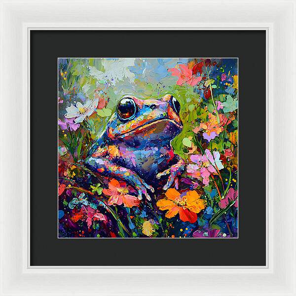 Rainbow Hopper - Framed Print