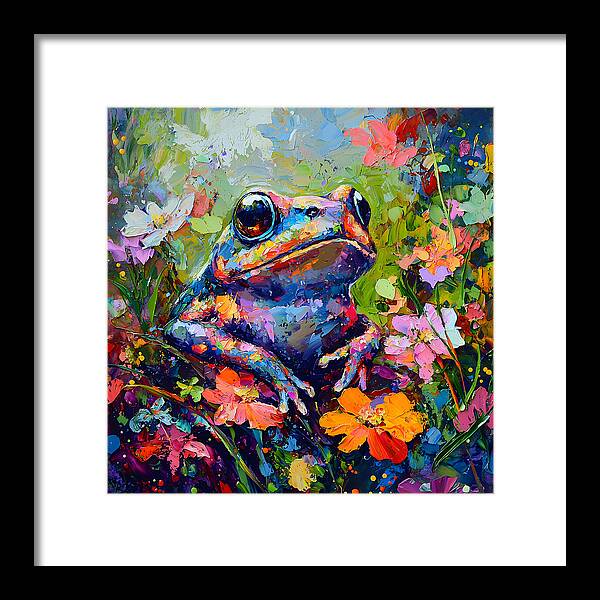 Rainbow Hopper - Framed Print