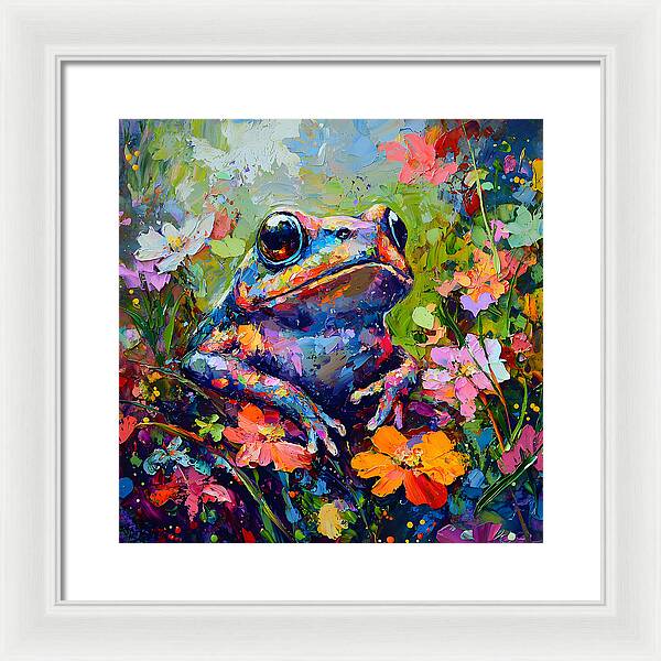 Rainbow Hopper - Framed Print