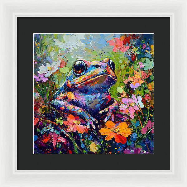 Rainbow Hopper - Framed Print