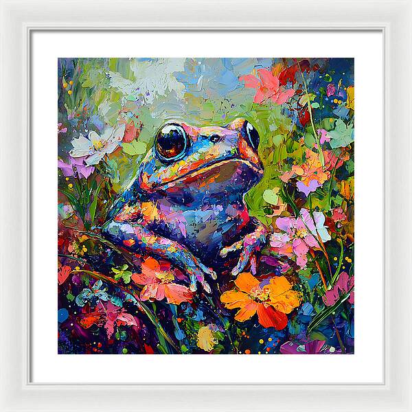 Rainbow Hopper - Framed Print