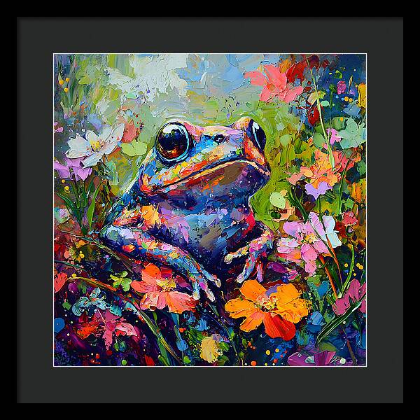 Rainbow Hopper - Framed Print