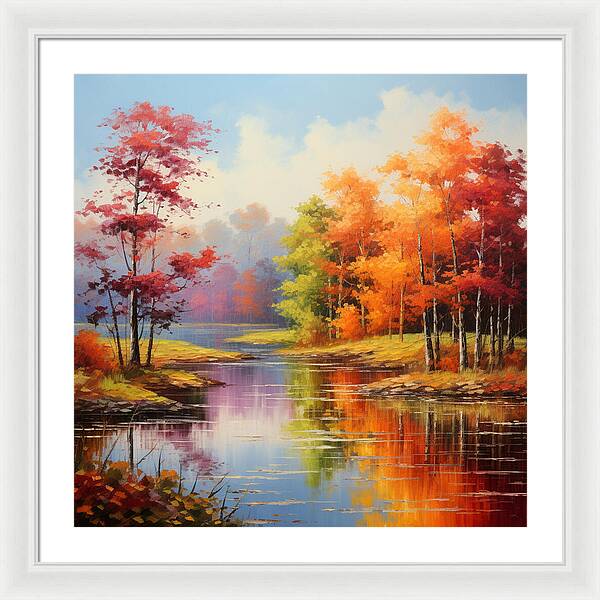 Rainbow Meadow - Framed Print