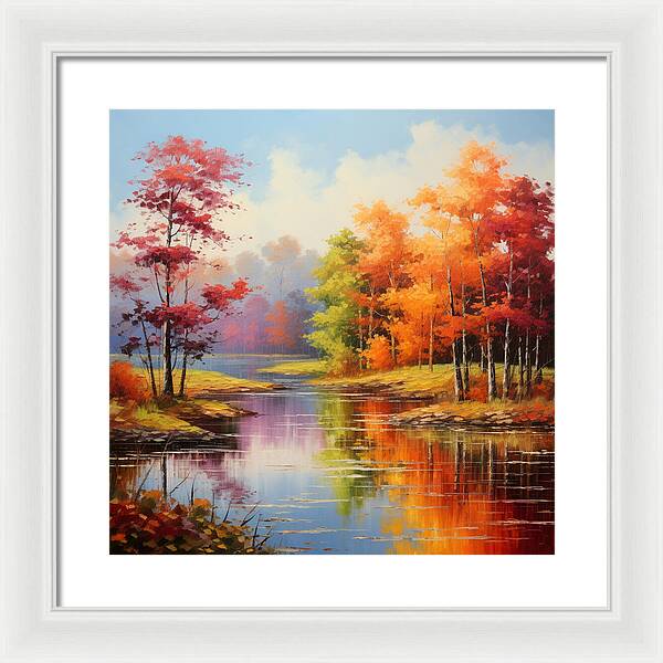 Rainbow Meadow - Framed Print