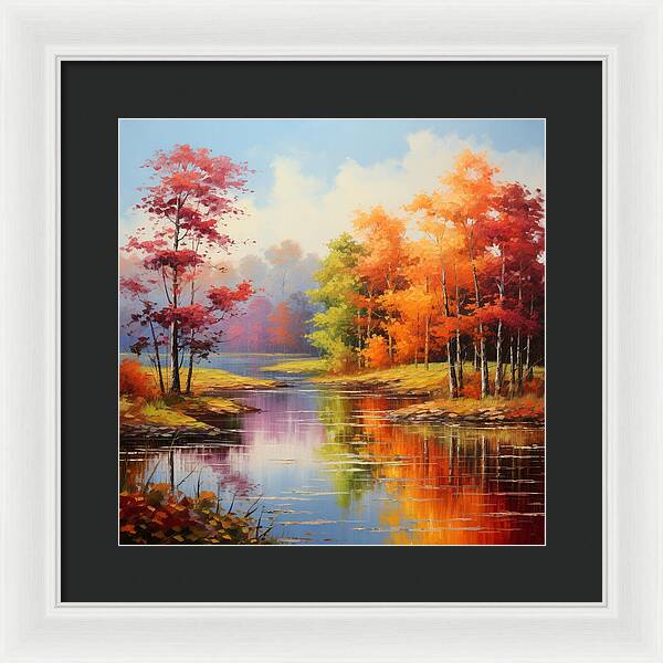 Rainbow Meadow - Framed Print