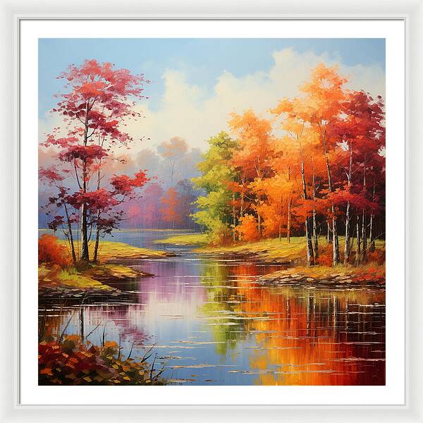 Rainbow Meadow - Framed Print
