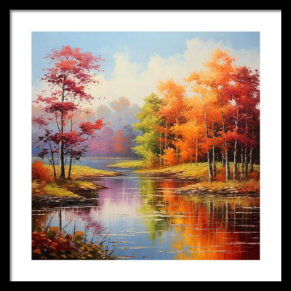 Rainbow Meadow - Framed Print