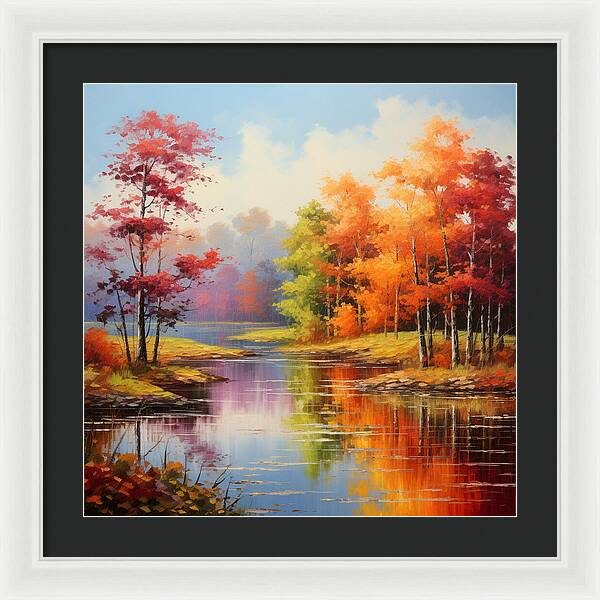 Rainbow Meadow - Framed Print