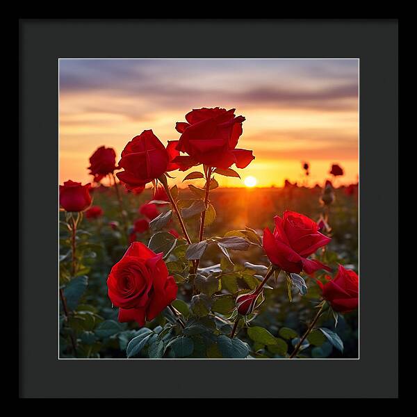 Rosy Horizon - Framed Print