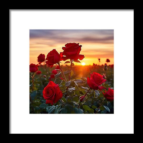 Rosy Horizon - Framed Print