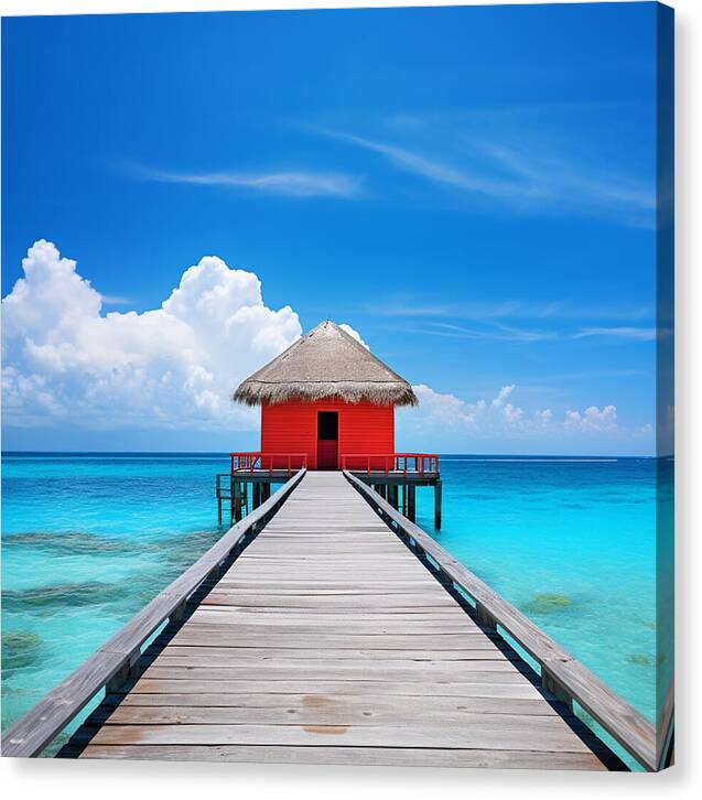 Scarlet Haven - Canvas Print