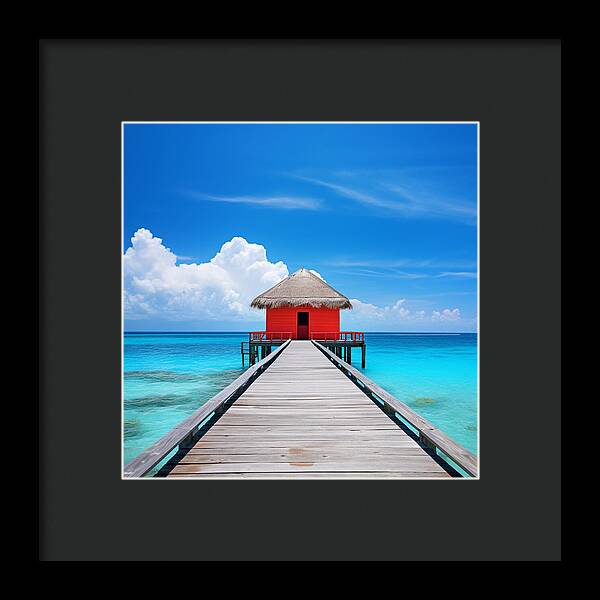 Scarlet Haven - Framed Print