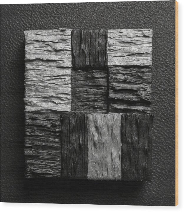 Shadow Blocks - Wood Print