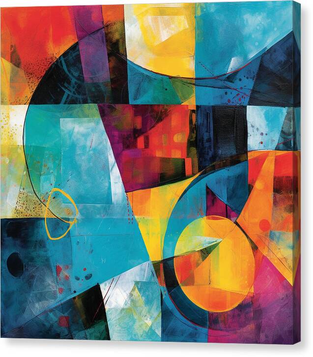 Shapes in Kaleidoscope - Canvas Print