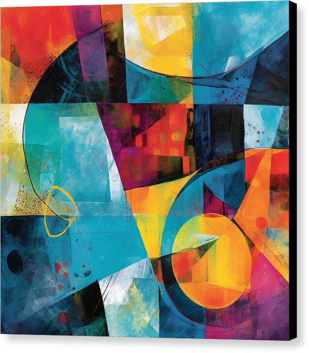Shapes in Kaleidoscope - Canvas Print