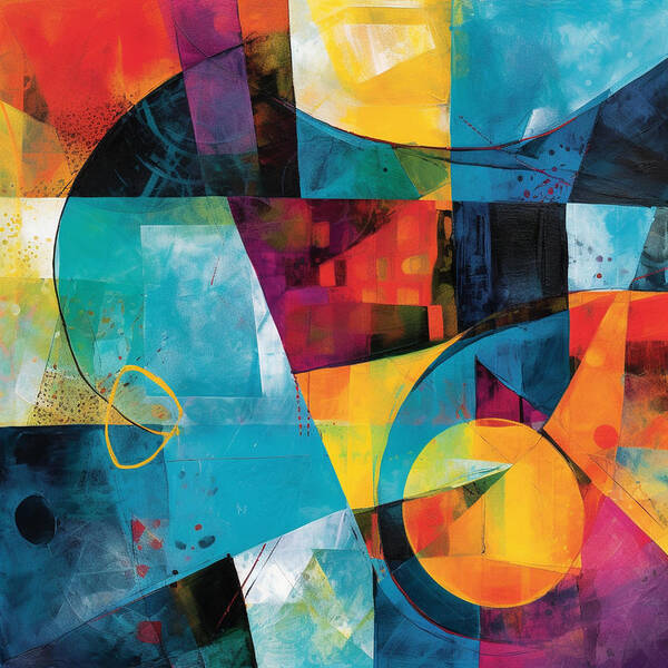 Shapes in Kaleidoscope - Art Print