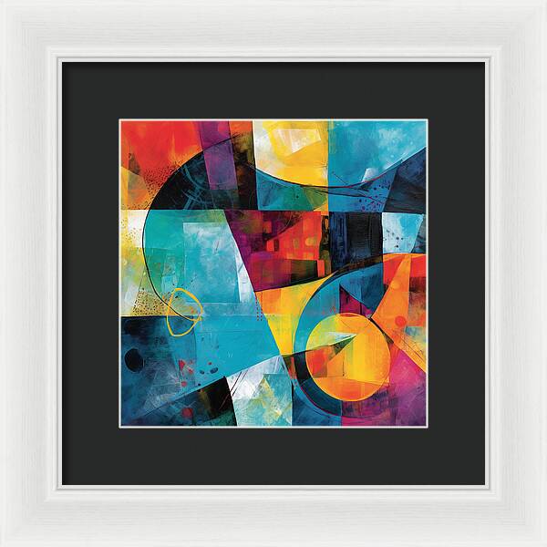 Shapes in Kaleidoscope - Framed Print