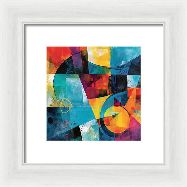 Shapes in Kaleidoscope - Framed Print