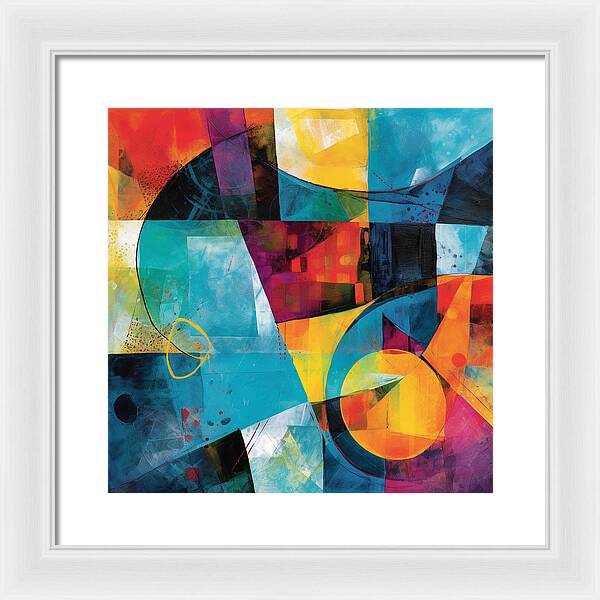 Shapes in Kaleidoscope - Framed Print