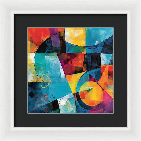 Shapes in Kaleidoscope - Framed Print