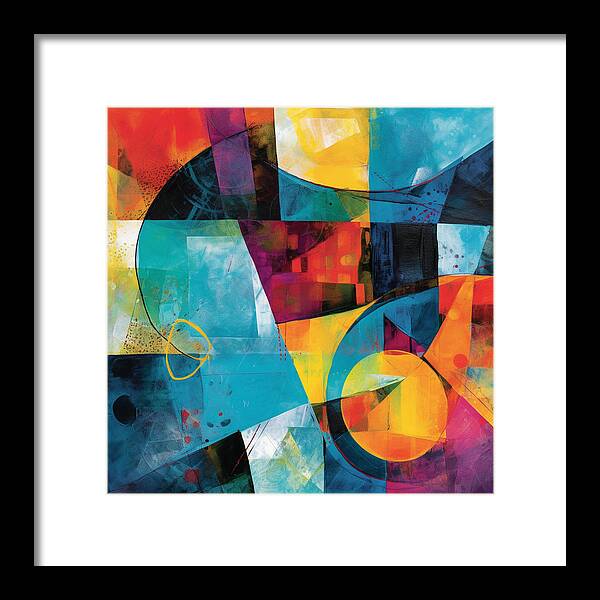 Shapes in Kaleidoscope - Framed Print
