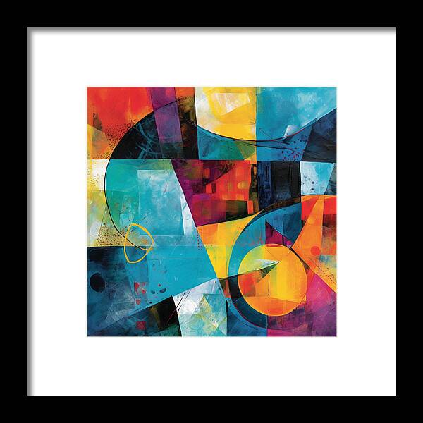 Shapes in Kaleidoscope - Framed Print