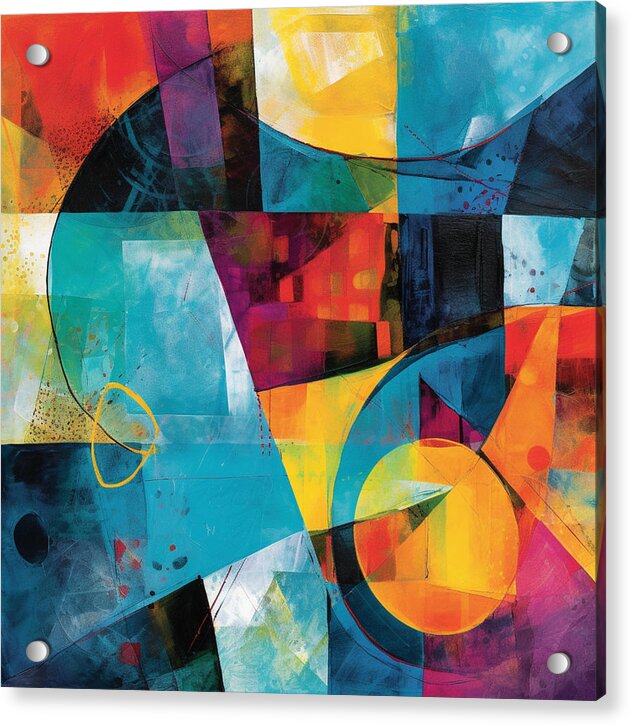 Shapes in Kaleidoscope - Acrylic Print