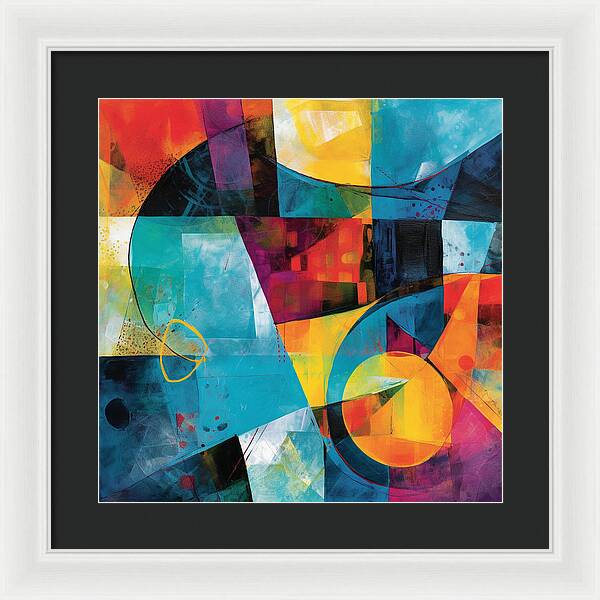 Shapes in Kaleidoscope - Framed Print