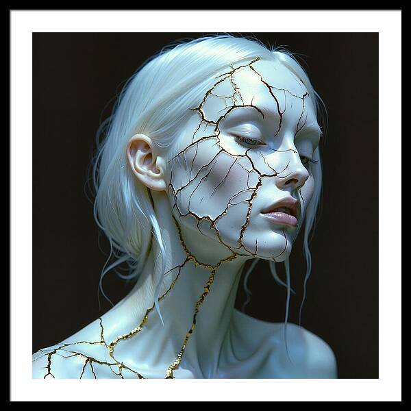 Shattered Beauty - Framed Print