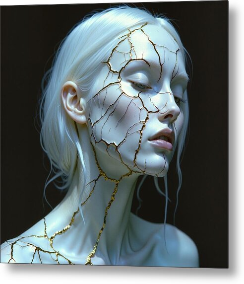 Shattered Beauty - Metal Print