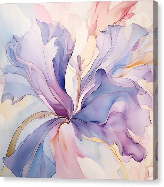 Silk Pedals - Canvas Print