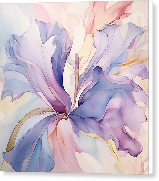Silk Pedals - Canvas Print