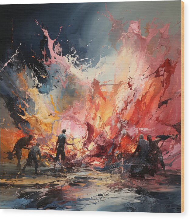Spectacle of Labor - Wood Print