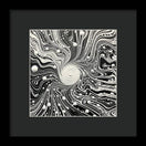 Switch Spiraling White - Framed Print 2 image