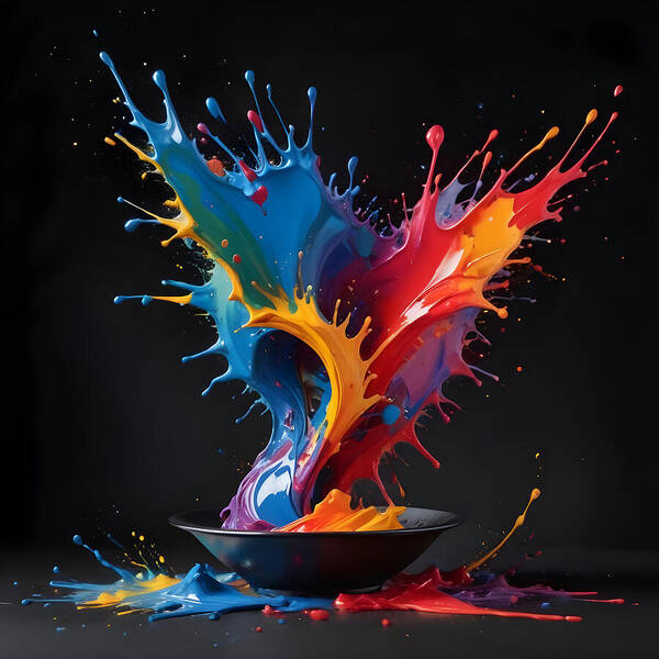 Splash of Creation - Art Print