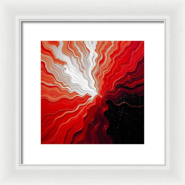 Starburst Dark - Framed Print