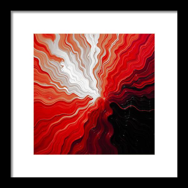 Starburst Dark - Framed Print