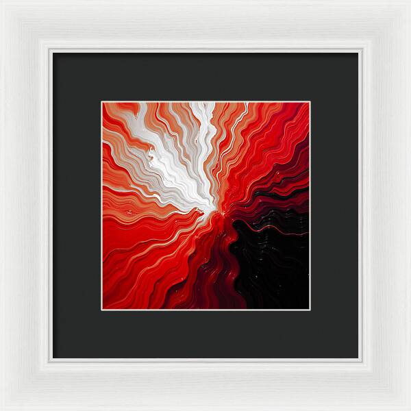 Starburst Dark - Framed Print