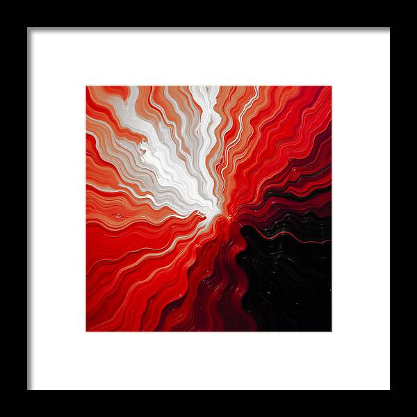 Starburst Dark - Framed Print