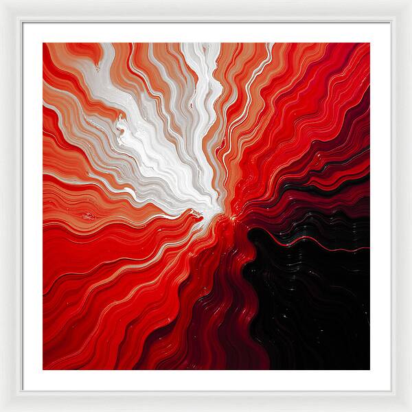 Starburst Dark - Framed Print