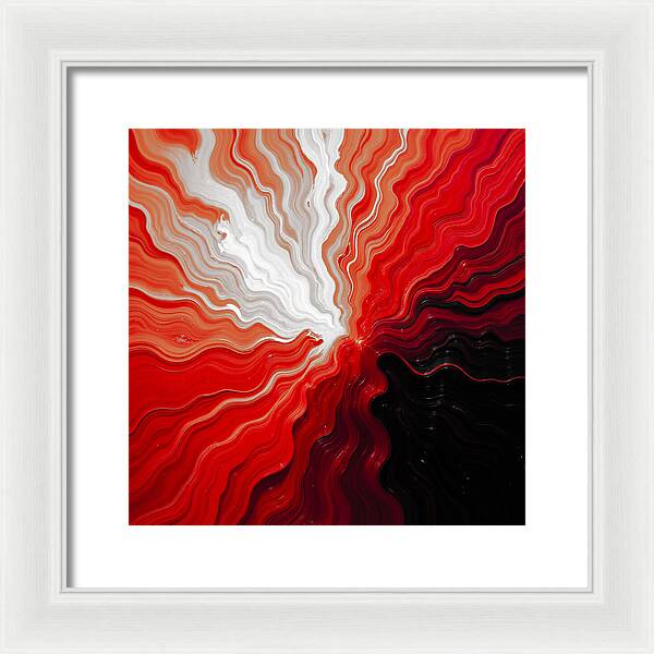 Starburst Dark - Framed Print